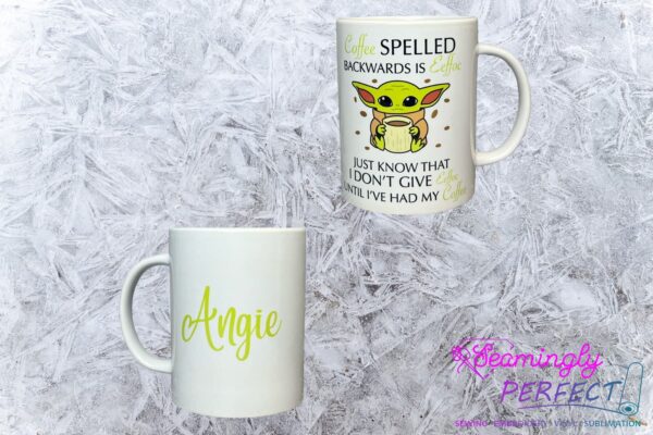 Custom Designed 12oz Ceramic Coffee Cup - Image 2