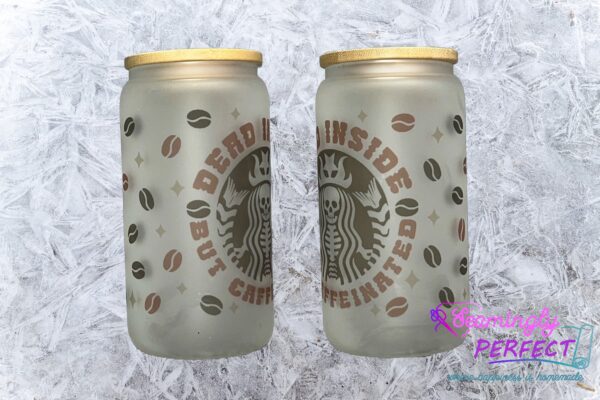 Pre-Designed Frosted Glass Mug (16oz Frosted) - Image 14