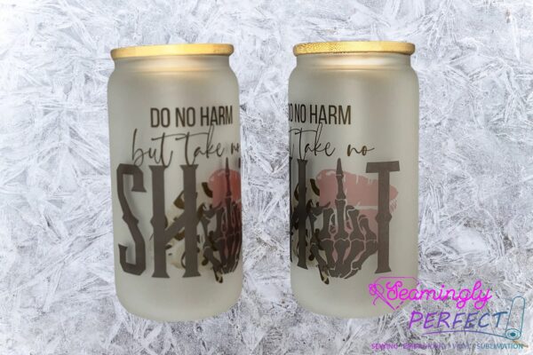 Pre-Designed Frosted Glass Mug (16oz Frosted) - Image 10