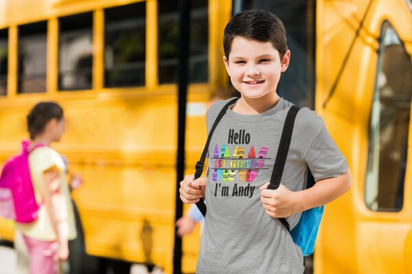 Hello, My Name Is - School T-Shirt - Image 3