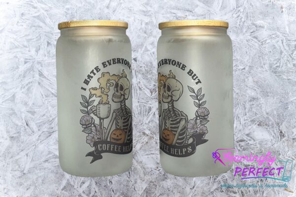 Pre-Designed Frosted Glass Mug (16oz Frosted) - Image 17