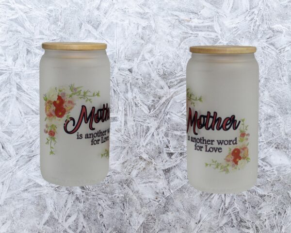 Pre-Designed Frosted Glass Mug (16oz Frosted) - Image 5