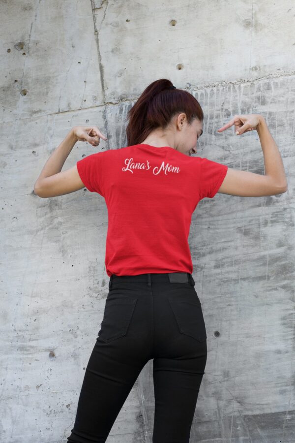 Retro Senior Cheer Mom T-Shirt - Image 3