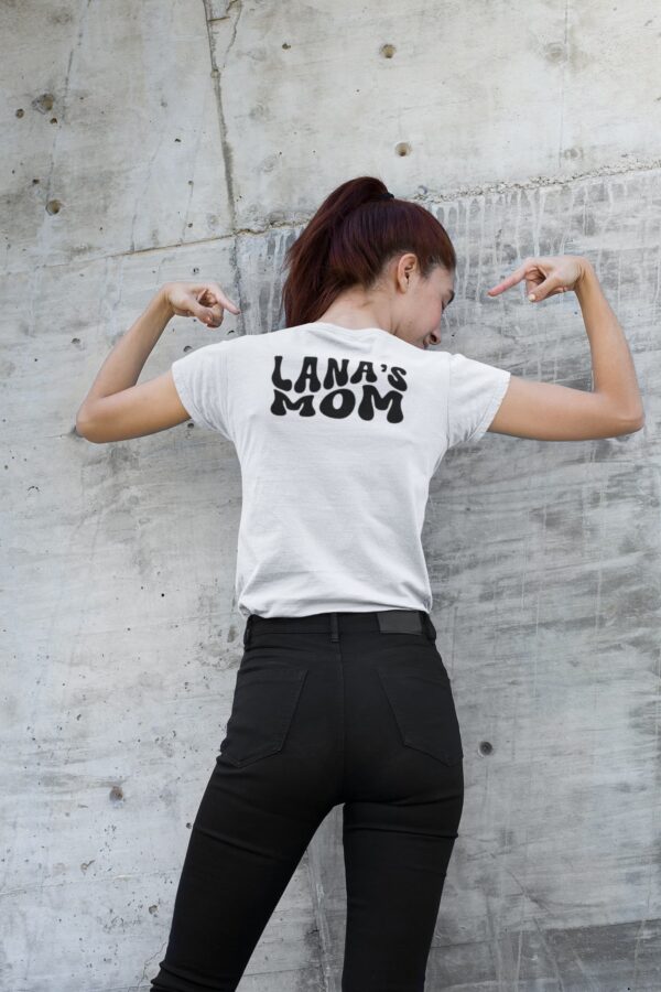 Retro Senior Cheer Mom T-Shirt - Image 2