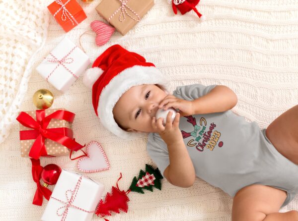 My First Christmas Onesie (Reindeer Theme) - Image 2