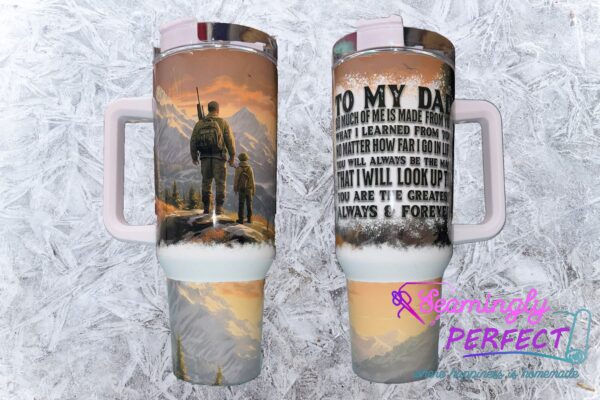 Custom Designed Tumbler (40oz Stainless Steel) - Image 4
