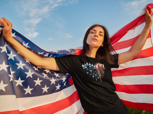 Patriotic Heart Tee