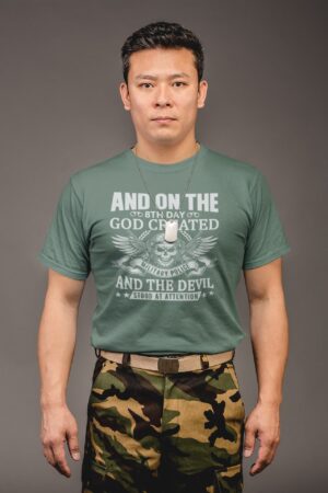 The Devil Stood at Attention - Military Police Tee