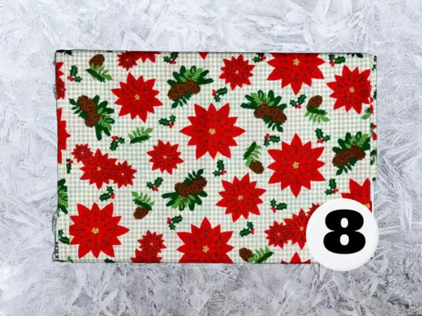 Custom Sized Personalized Quilted Christmas Stocking (Christmas Print) - Image 9