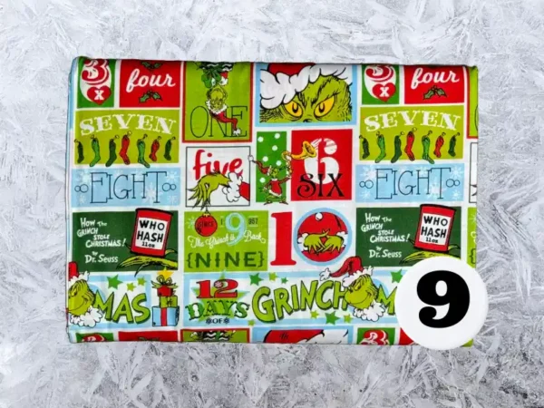 Custom Sized Personalized Quilted Christmas Stocking (Christmas Print) - Image 10