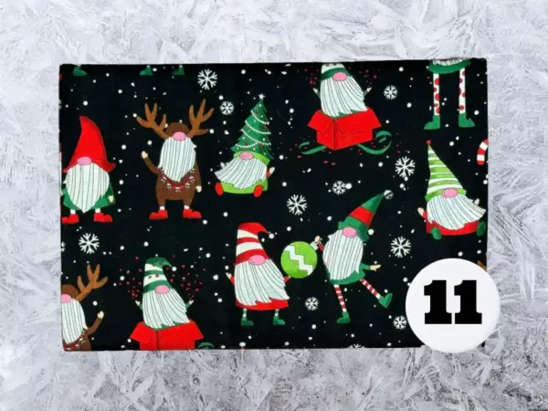 Custom Sized Personalized Quilted Christmas Stocking (Christmas Print) - Image 12