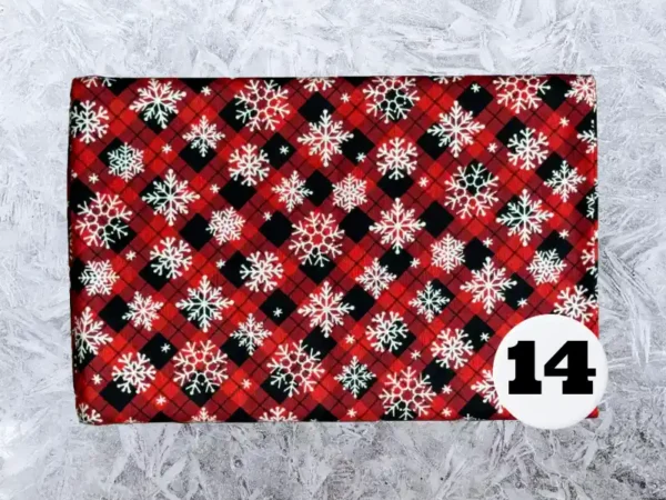 Custom Sized Personalized Quilted Christmas Stocking (Christmas Print) - Image 15