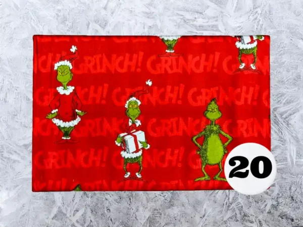 Custom Sized Personalized Quilted Christmas Stocking (Christmas Print) - Image 21