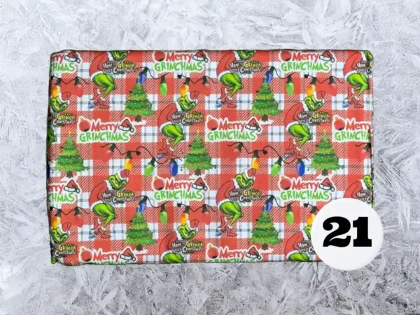Custom Sized Personalized Quilted Christmas Stocking (Christmas Print) - Image 22