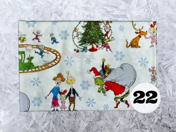 Custom Sized Personalized Quilted Christmas Stocking (Christmas Print) - Image 23