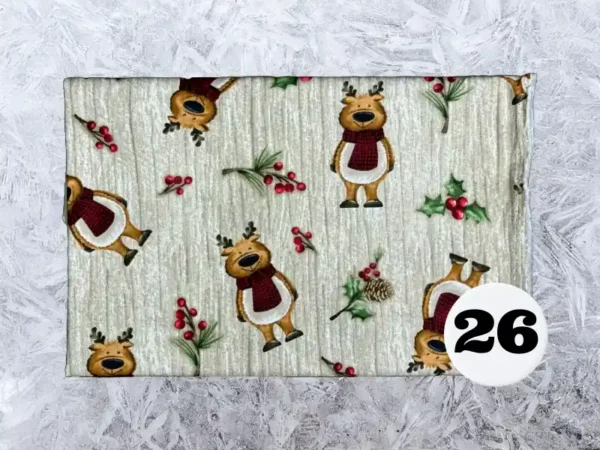Custom Sized Personalized Quilted Christmas Stocking (Christmas Print) - Image 27