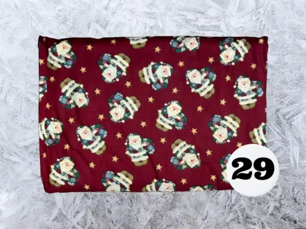 Custom Sized Personalized Quilted Christmas Stocking (Christmas Print) - Image 30
