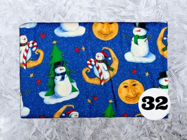 Custom Sized Personalized Quilted Christmas Stocking (Christmas Print) - Image 33