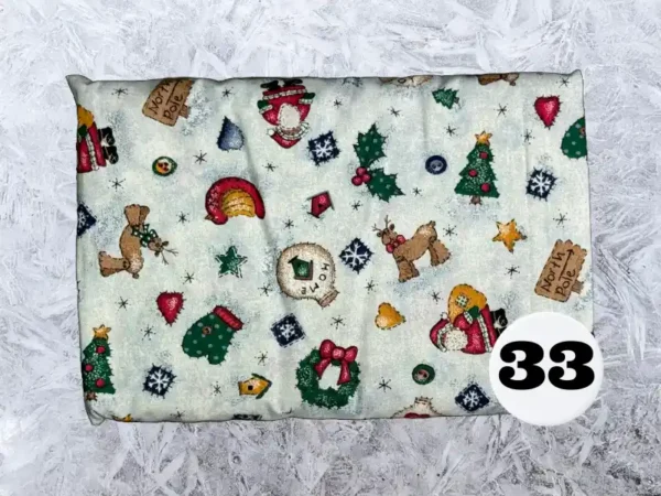 Custom Sized Personalized Quilted Christmas Stocking (Christmas Print) - Image 34