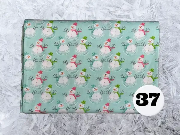 Custom Sized Personalized Quilted Christmas Stocking (Christmas Print) - Image 38