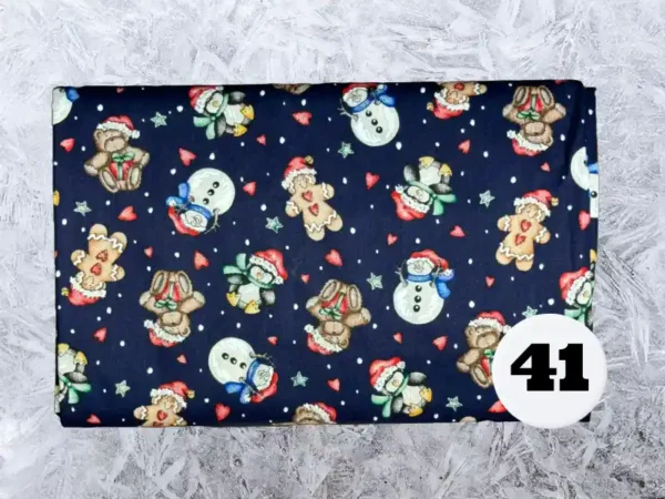 Custom Sized Personalized Quilted Christmas Stocking (Christmas Print) - Image 42