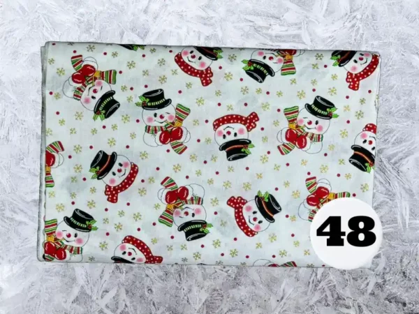 Custom Sized Personalized Quilted Christmas Stocking (Christmas Print) - Image 49