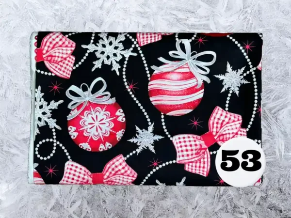 Custom Sized Personalized Quilted Christmas Stocking (Christmas Print) - Image 54