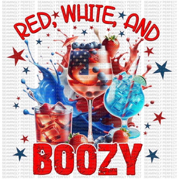 Red White And Boozy Design