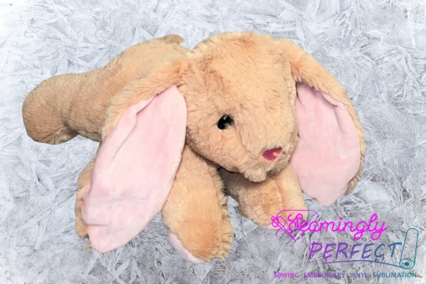 Personalized Plush Bunny - Laying Down - Image 5