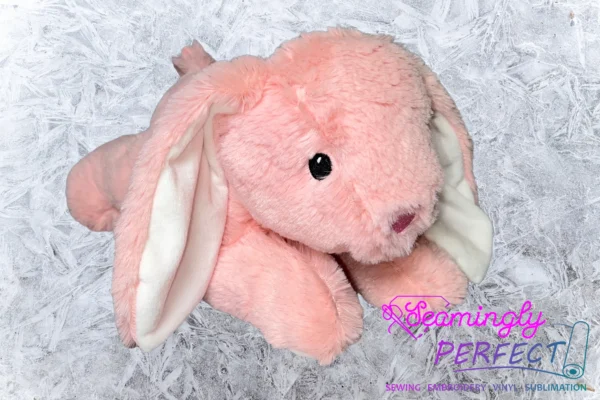 Personalized Plush Bunny - Laying Down - Image 3