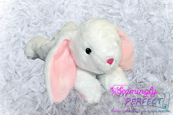 Personalized Plush Bunny - Laying Down - Image 2
