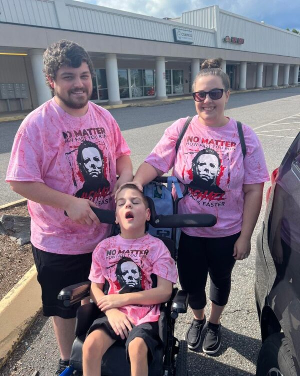 Michael Walks Faster - Kids Halloween Shirt