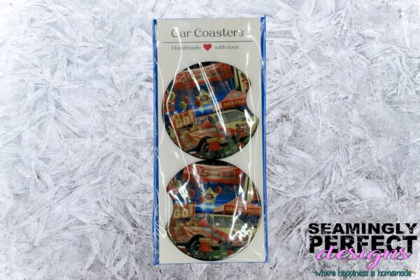 Neoprene Car Coasters (Set of 2) - Image 3