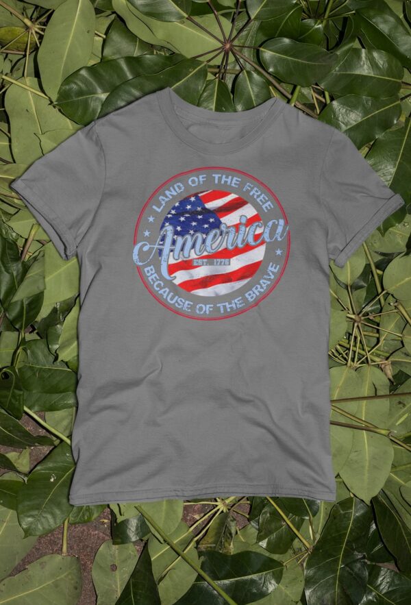 America Land Of The Free (Version 2) T-Shirt - Image 2