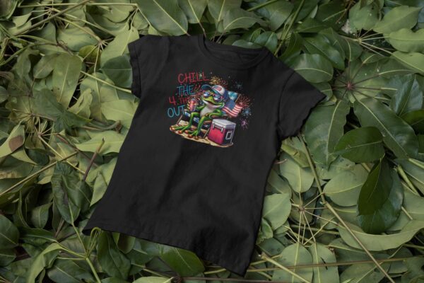 Chill The Fourth Out Frog T-Shirt